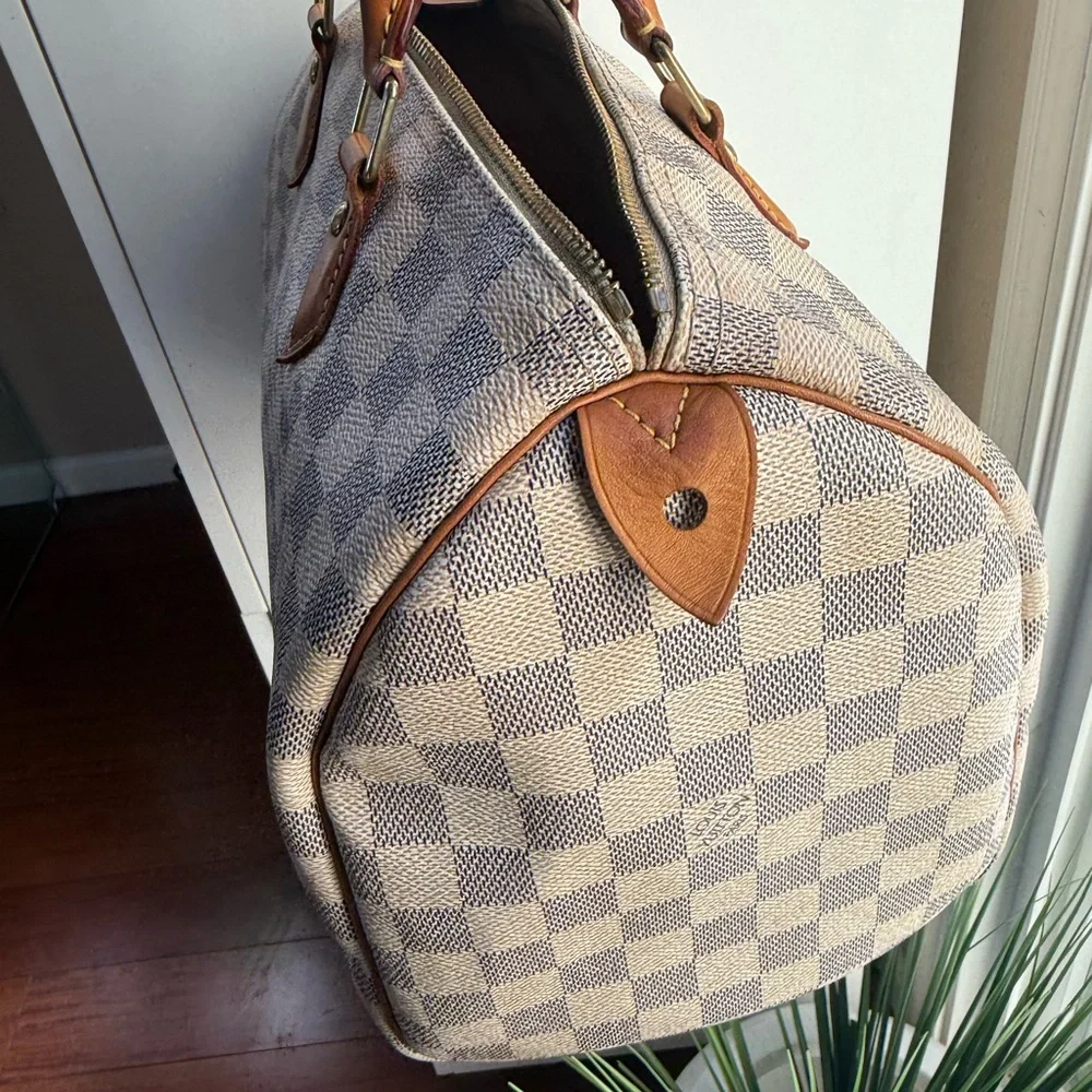 ✨Louis Vuitton Speedy 30 Azur Damier - Picture 7 of 13